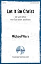 Let It Be Christ SATB choral sheet music cover